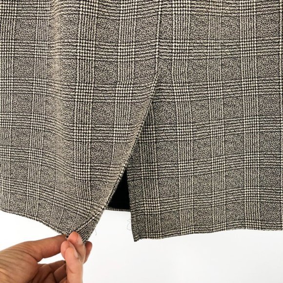 ***SOLD*** Lori Ann Montreal Vintage Plaid Pencil Midi Skirt - Picture 4 of 6